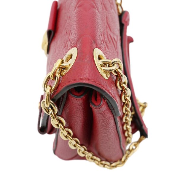 Louis Vuitton Vavin BB Monogram Empreinte Leather Shoulder Bag Red - Picture 11 of 14